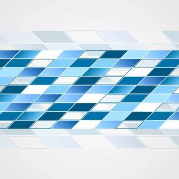Tech vector blue background Tech abstract blue background. Vector design i... Stock Photos