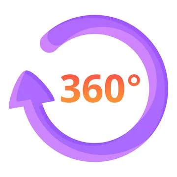 Tech vr game icon, cartoon style Stock Illustration