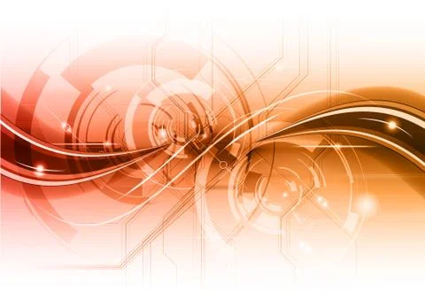 Tech wave 库存插图