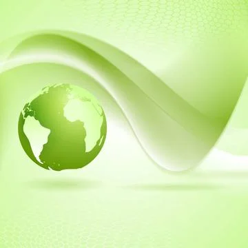 Tech wavy green background Tech wavy green vector background Copyright: xZ... Foto stock
