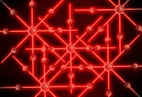 Tech wires background pattern Stock Illustration