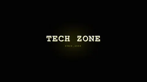 Tech Zone Title Screen with Futuristic Glow and Digital Elements Stock Footage 331568295