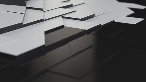 Techie 3d abstract background Stock Footage 107435502