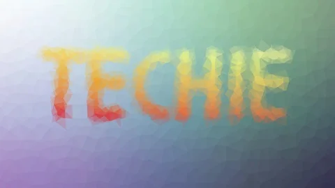Techie Appearing Techno Tessellation Looping Animated Triangles Stock Footage 109239190