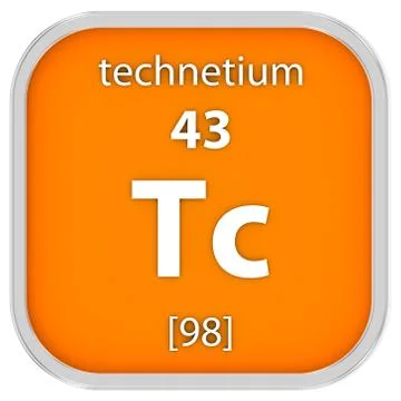 Technetium material sign Stock Photos