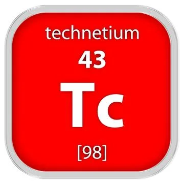 Technetium material sign 写真素材