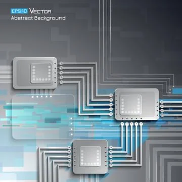 Technical abstract background  Stock Illustration