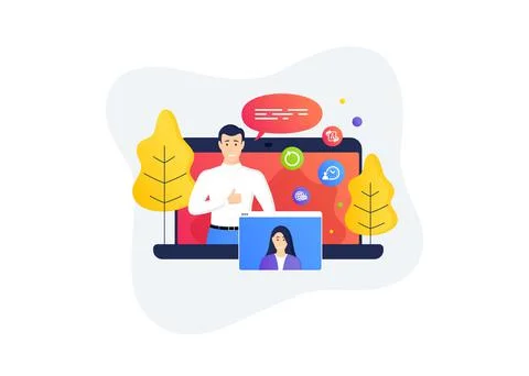 Technical algorithm, Time management and Loop icons set. World mail sign イラスト素材