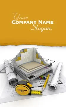 Technical architecture Stock Illustration