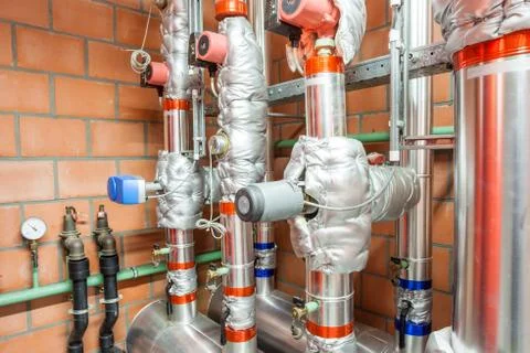 The technical area Foto stock