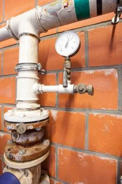 The technical area Foto stock