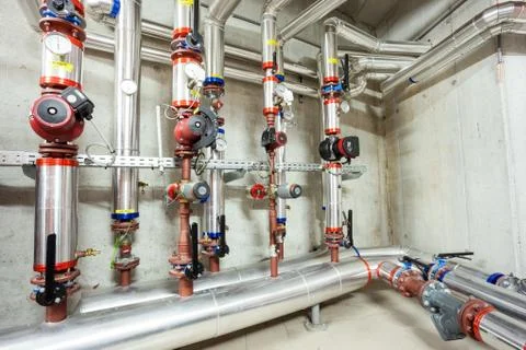 The technical area Foto stock