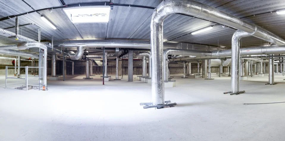 The technical area Foto stock