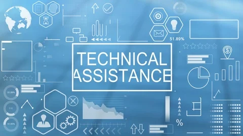 Technical Assistance, Animated Typography Stock Footage 116359337