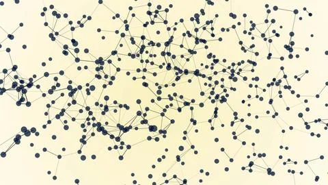 Technical background of Plexus connectivity Stock Illustration