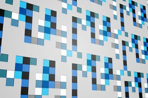 Technical background with squares 스톡 사진