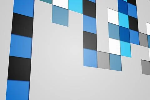 Technical background with squars 스톡 일러스트