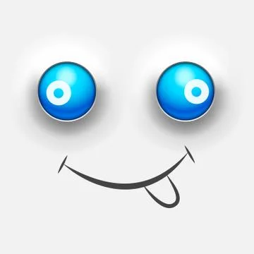 Technical blue button push  background. Vector illustration Stock Illustration