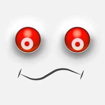 Technical blue button push  background. Vector illustration Stock Illustration