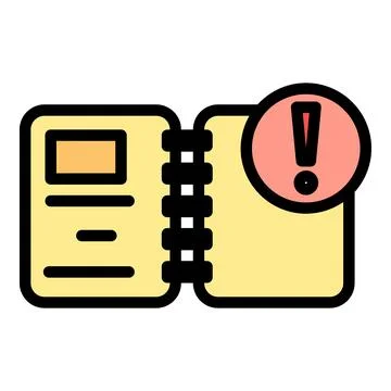 Technical book icon vector flat Stock Illustration