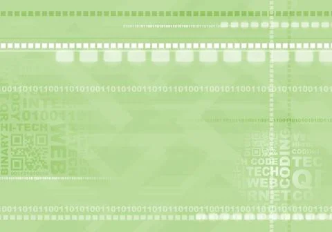 Technical bright background Hi-tech vector green background Copyright: xZo... 库存照片