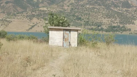 Technical building in nature Stock Footage 246702858