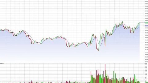 Technical candlestick price chart, panic sell of stock. Stock Footage 83649650