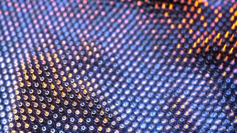 Technical cluster of glowing hex tubes seamless loop 3D render animation Stock Footage 108667590