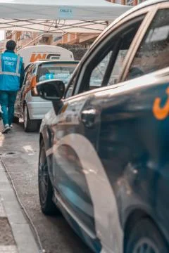 Technical control of the vehicles Stock Photos