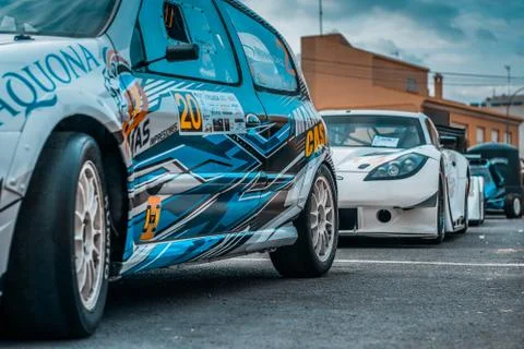 Technical control of the vehicles Stock Photos