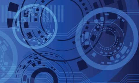 Technical dark background Stock Illustration