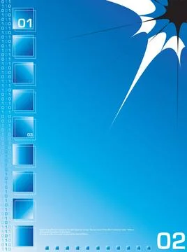 Technical data blue A technical background that could be used for a presen... Foto stock