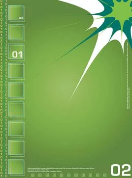 Technical data green An abstract background showing technical information ... Foto stock