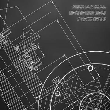 Technical design. Cover, banner, flyer 스톡 일러스트