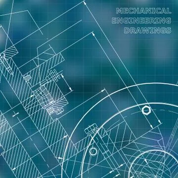 Technical design. Cover, banner, flyer Stock Illustration