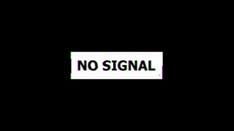 Technical Difficulties Notification about No Signal Message Screen Stock Footage 328236351