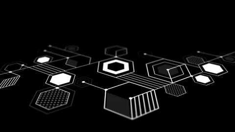 Technical drawing background . Geometric lines and squares. Stock Illustration