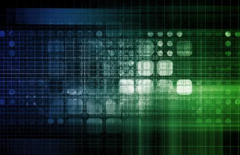 Technical Drawing or Blueprint Stock Illustration