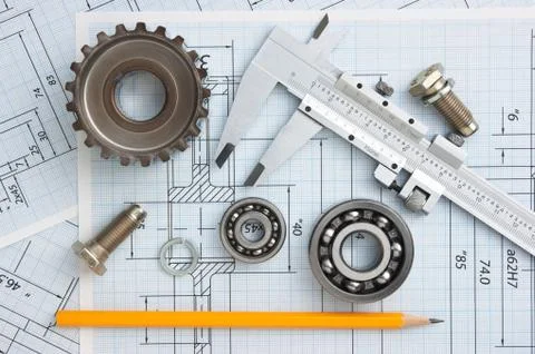 Technical drawing Foto stock
