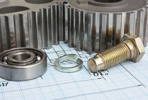 Technical drawing Stock Photos