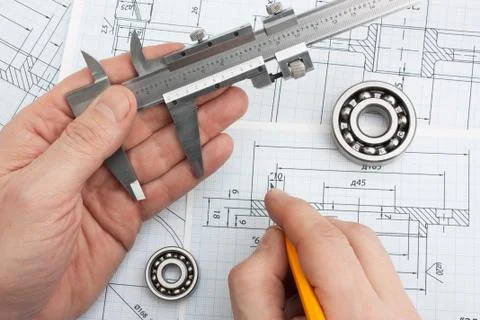 Technical drawing Fotos de archivo