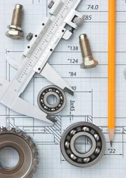 Technical drawing Stock Photos