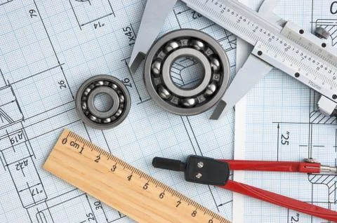 Technical drawing Fotos de archivo