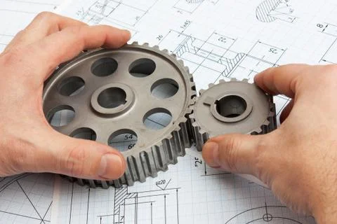 Technical drawing Foto stock