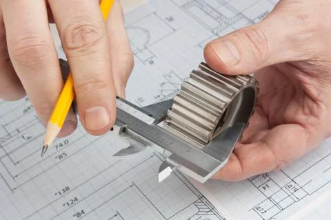 Technical drawing Foto stock