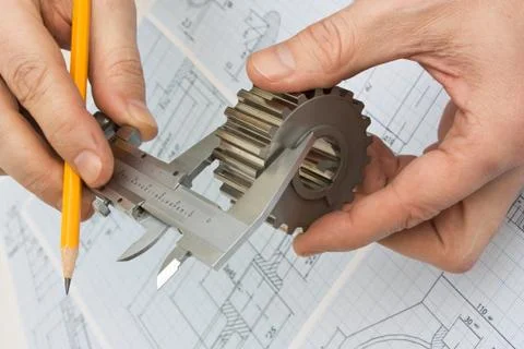 Technical drawing Stock Photos