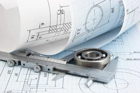Technical drawing Foto stock