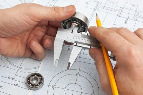 Technical drawing Stock Photos