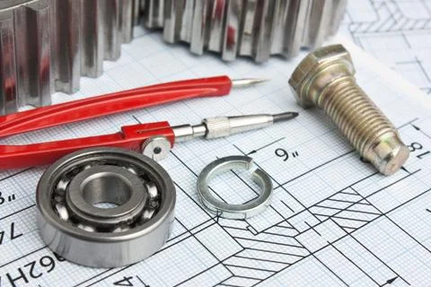 Technical drawing Foto stock