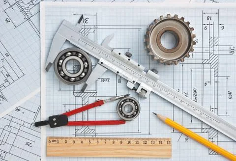 Technical drawing 写真素材